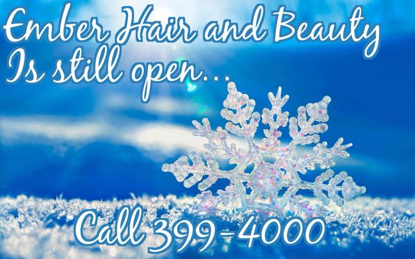 Because "the cold never bothered us anyway", we're open on this snowy day! Call 399-4000 for 20% OFF now until Thanksgiving!