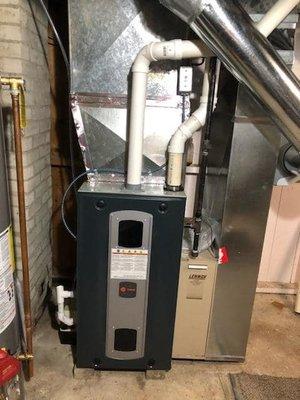 trane furnace install