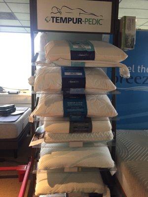 Lots of Tempurpedic pillows