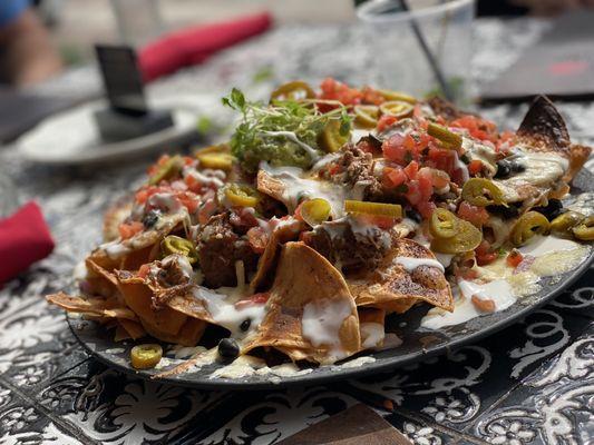 Brisket nachos