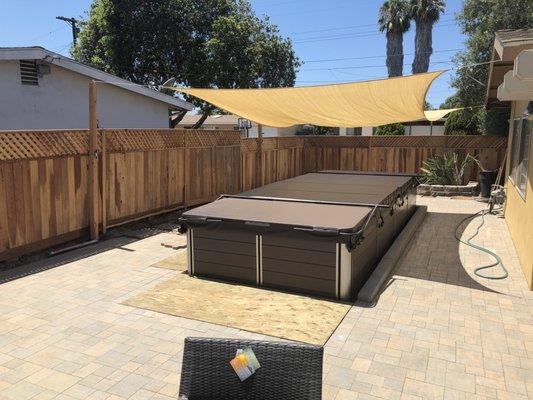 Pool vault, paver,Fence and Deck installation