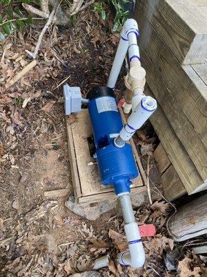 Lake Pump Replacement