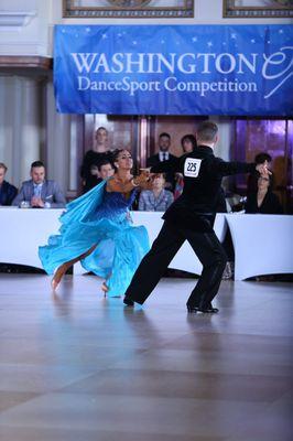 Owners Jake & Meghan Lavender competing professionally at the Washington Open.