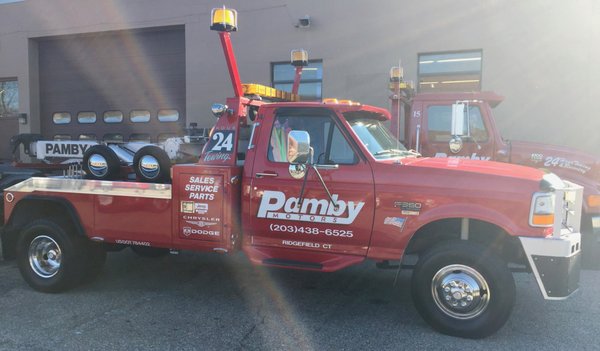 Call Pamby Motors when you need a tow at (203)438-6525 or after 5PM at (203)438-5782.