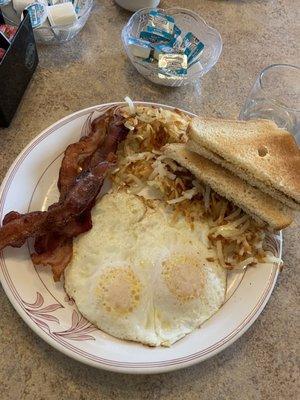 Eggs and bacon