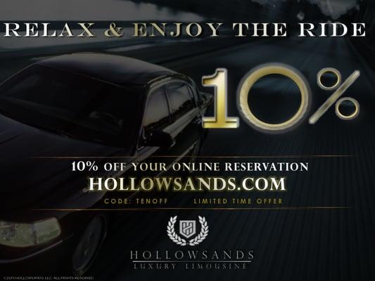 www.hollowsands.com  Limited Time Offer.