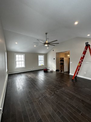 Master bedroom finished in Brookline, MA