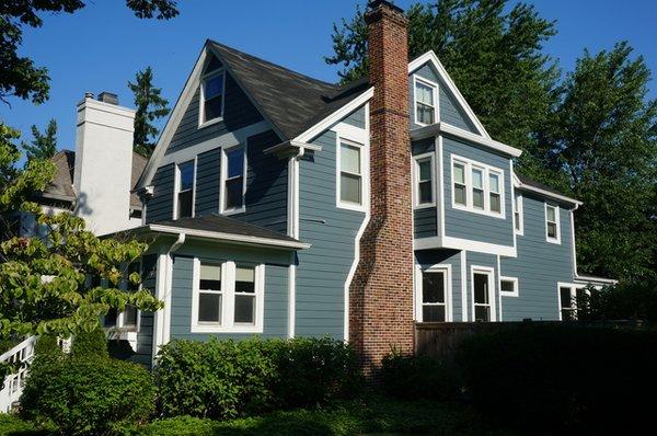 Finished look of the new James Hardie Fiber Cement Siding!