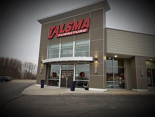 View of the Talsma Furniture entrance