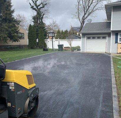 Asphalt driveway