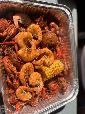 Small Shrimp and Crawfish combo