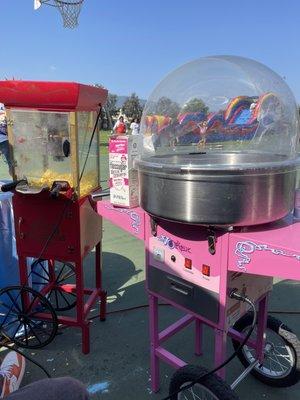 Cotton Candy Machine and popcorn machine rental