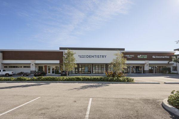 Schedule your next dental appointment at Deerfield Modern Dentistry, located at the Shoppes at Deerfield.