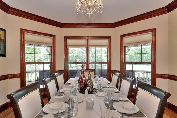 Have breakfast in the formal dining room