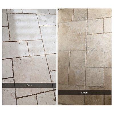 Clean tile and Grout in under 2 hours! Dried in less that 20 min!