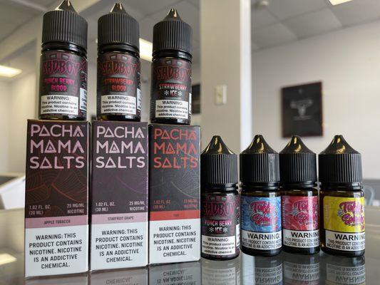 We offer a variety of salts!