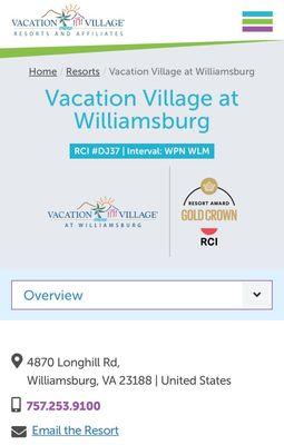 Vacation Village at Williamsburg