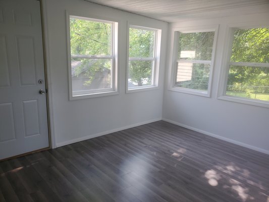 A sunroom we remodeled.