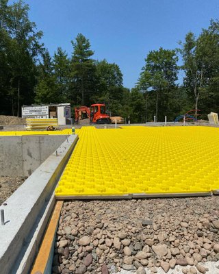 Radiant heat install on new home