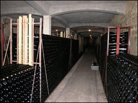 Domaine Bouzereau caves in Meursault