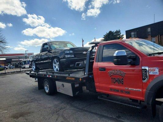 Customized Chevy truck