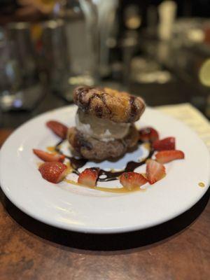 Churro donut (frequent rotating desert)