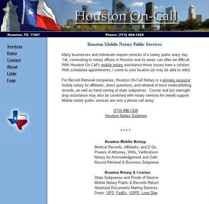 Houston On-Call Notary Services