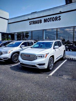 Straub Buick GMC. 2017 GMC Acadia Denali featured here.