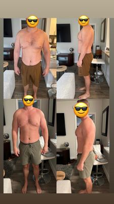 Client transformation of only 3 weeks of hard work!