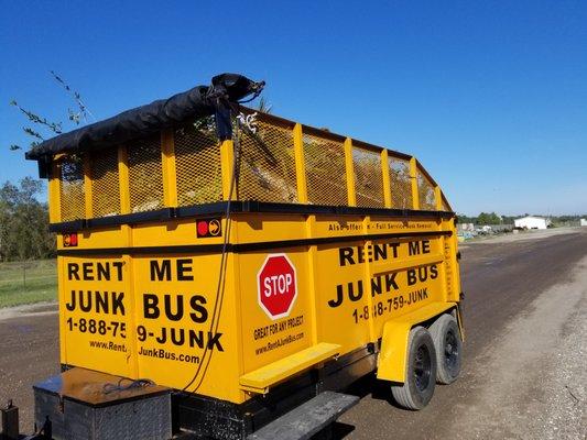 22 yard heavy duty dumpster on Wheels