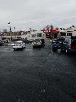 Customer to clean their own cars... what a shame