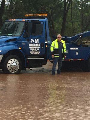 When your large semi-trailers finds itself stuck on the road, call the rescue team from P & M Wrecker in to make things right...