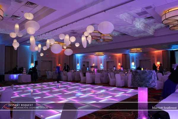 Wedding uplighting by Instant Request