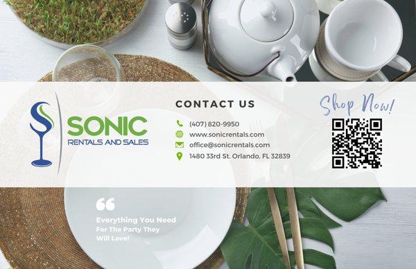 Sonic Rentals and Sales