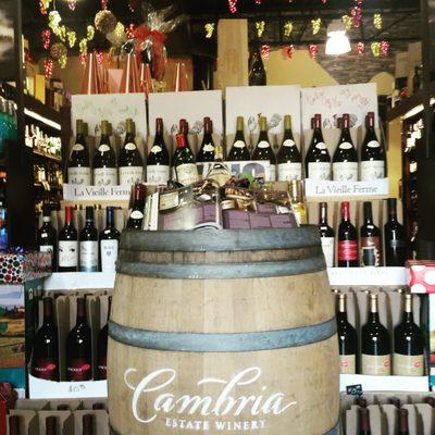 From the barrel to the bottle.  Only one of the best wineries around. Cambria.