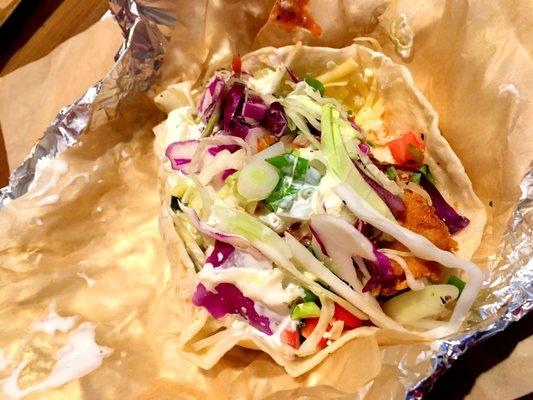 Street Taco (with Tortilla Crusted Fish)