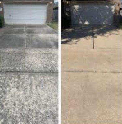 Driveway cleaning