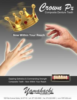 Print Ad Design for Yamahachi Dental Labs