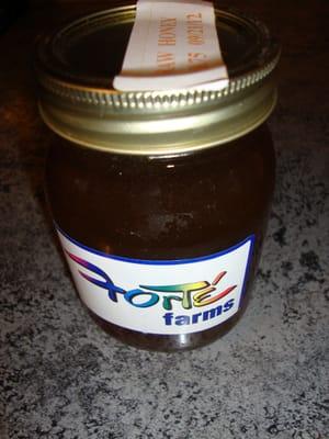 My purchase of Local Honey from Forté Farms at Stapleton Farmers Market October 14th 2012.