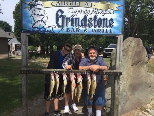 Lost a lot of fish today but they were large walleye.