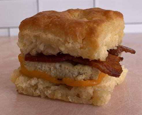 Bacon, egg and cheese Biscuit