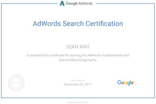 Google Adwords Certification