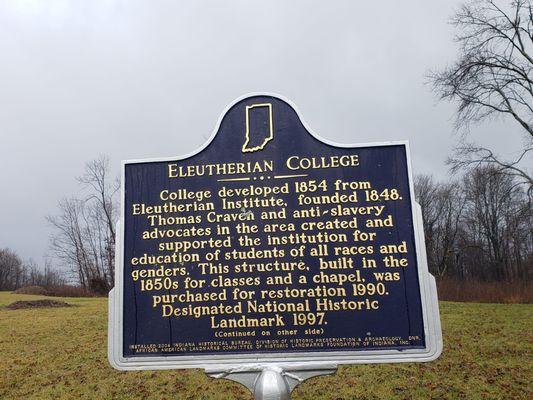 A historic marker was placed in 2004.