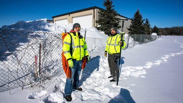 The Landform team is "Minnesota Tough." Whether it's -38 F or 120 F, our team can handle any conditions Mother Nature throws them.