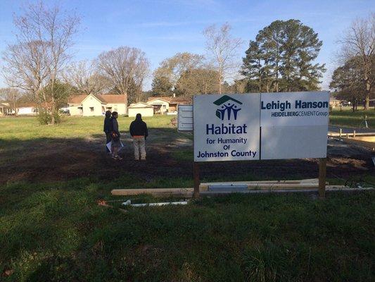 Habitat house in Princeton NC