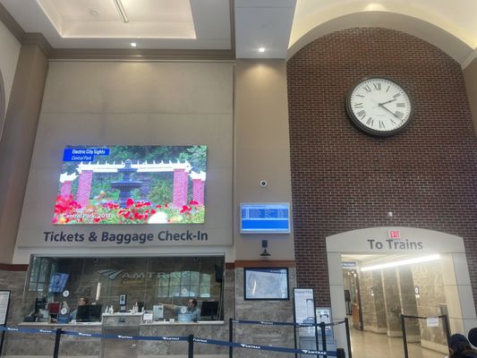 Station waiting area