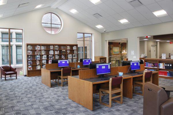 Modern technologies to support new library programs and activities.