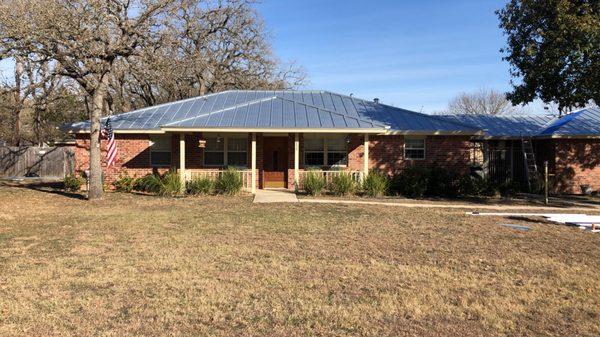 Striations Galvalume Metal Roof