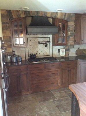 Stained Cherry Cabinets