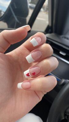 Valentine's Day nails